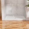 Shower Base Anti Slip Center Drain Single Threshold 32" X 48" - White - Image 5