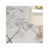 Geometrix - 2'7" X 9'10" Rug Runner & Geometric 3D Effect - Ivory / Gray - Image 4