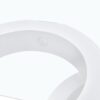 Contemporary Style Glass Top Coffee Table With White Base Suitable For Living Rooms And Lounge Areas - White - Image 17