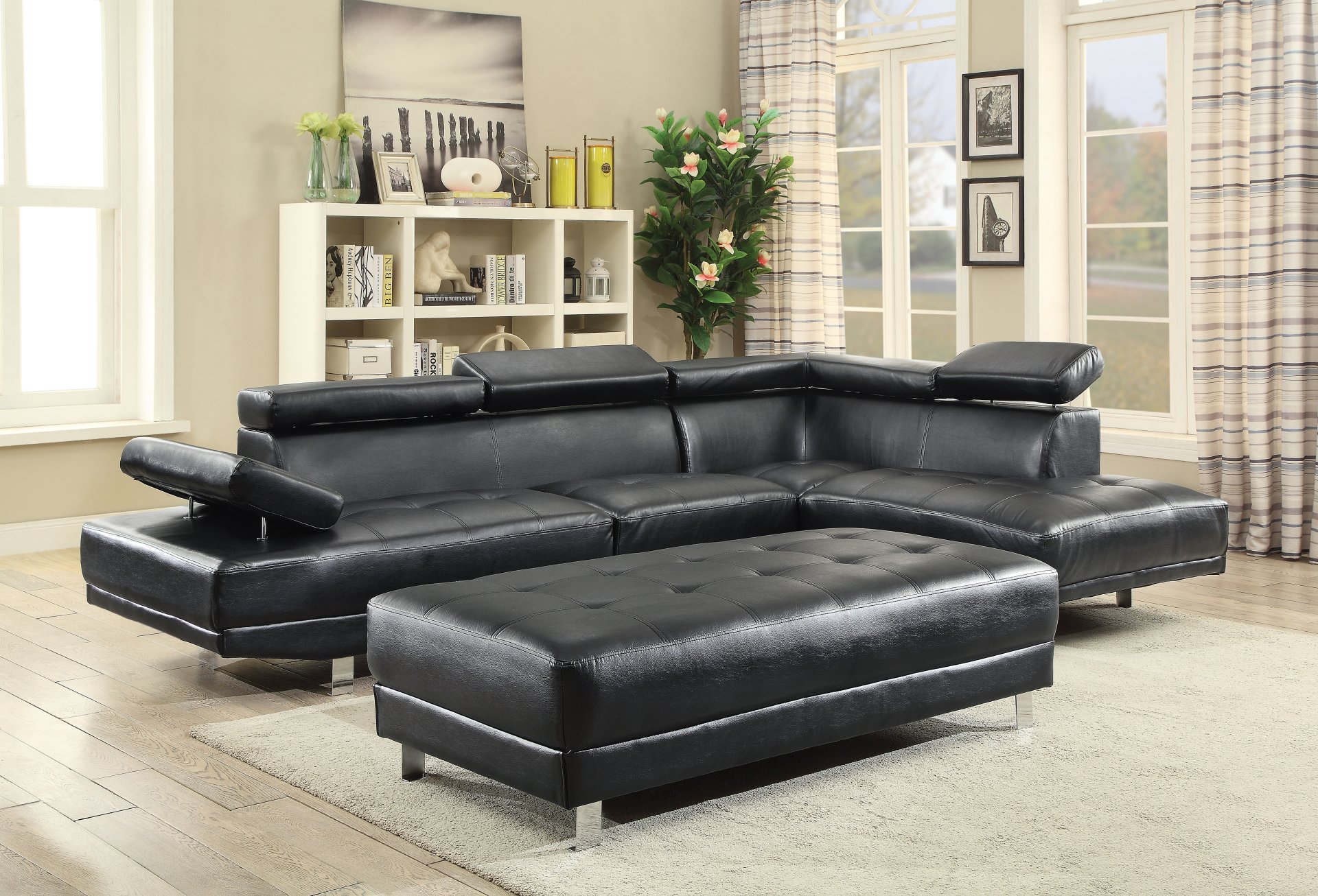 Riveredge - Sectional - Black - Image 7