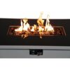 Outdoor 43" Rectangular Fire Pit Table With Adjustable Flame Control - White - Image 5