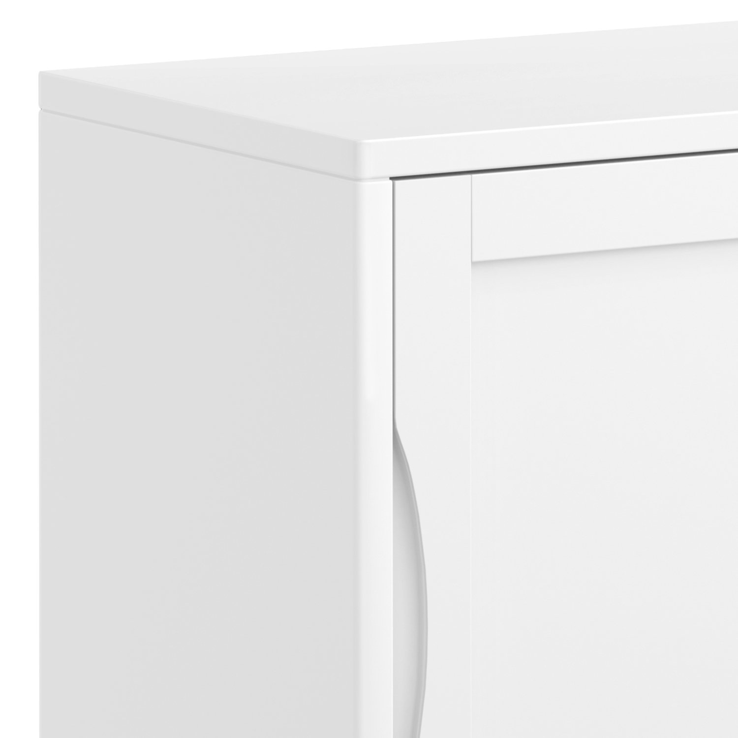 Harper - Low Storage Cabinet - White - Image 3