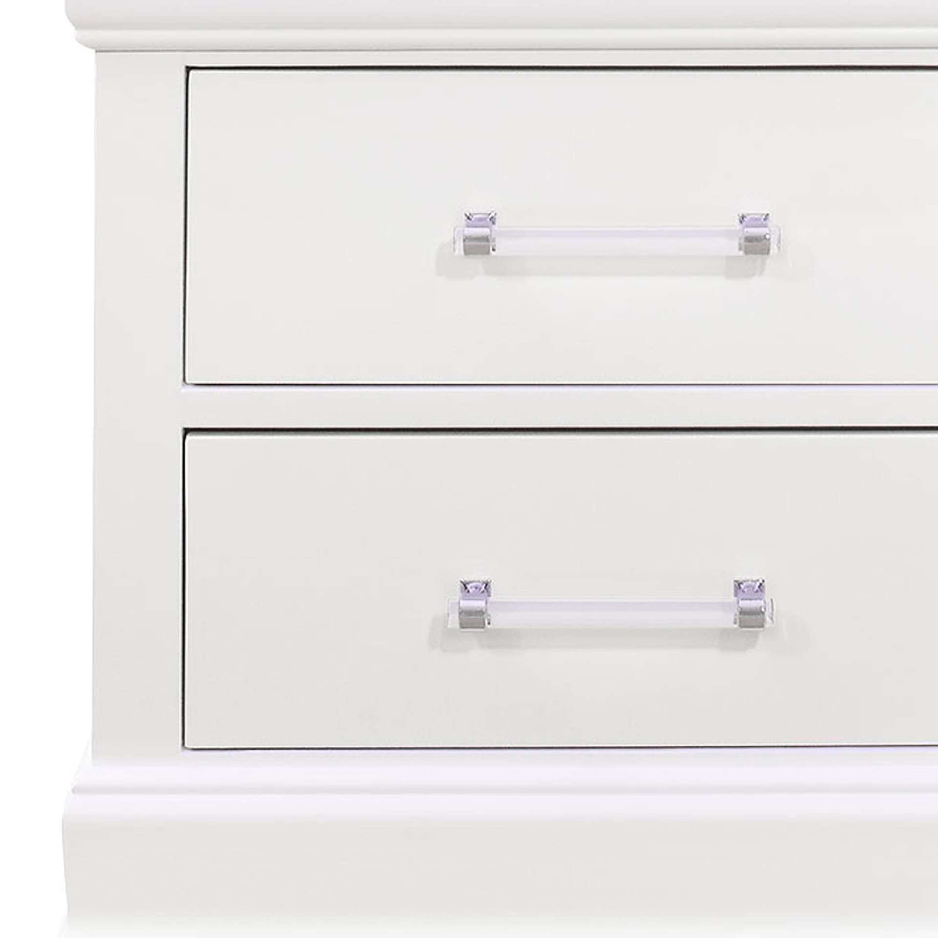 Charlston - Nightstand With LED - White - Image 6