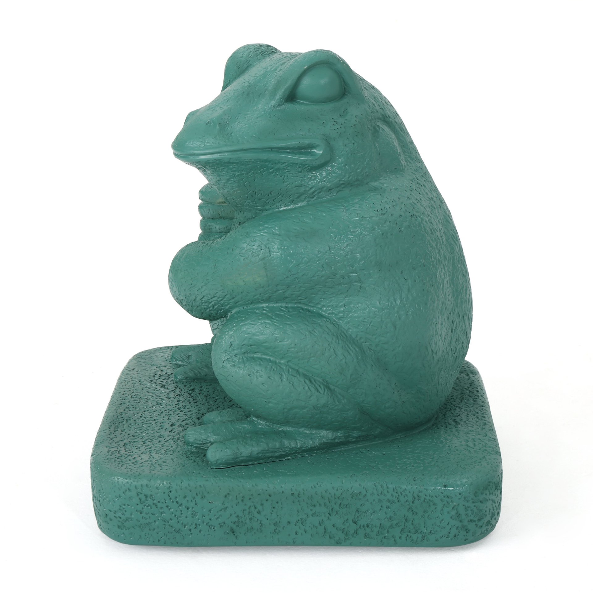 Whimsical - Frog Neptune Umbrella Base Concrete - Green - Image 10
