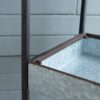 Homestead Galvanized Shelf Display 3 Tier - Metallic Gray - Image 7