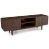 Alexa - Mid-Century Modern Style TV Stand - Dark Brown / Wood - Image 12