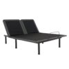 Queen Size Flex Head Quick Assembly Adjustable Bed Frame With Voice Activated Controls - Black - Image 4