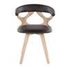 Gardenia - Mid-Century Modern Dining / Chair - White Washed / Brown - Image 5