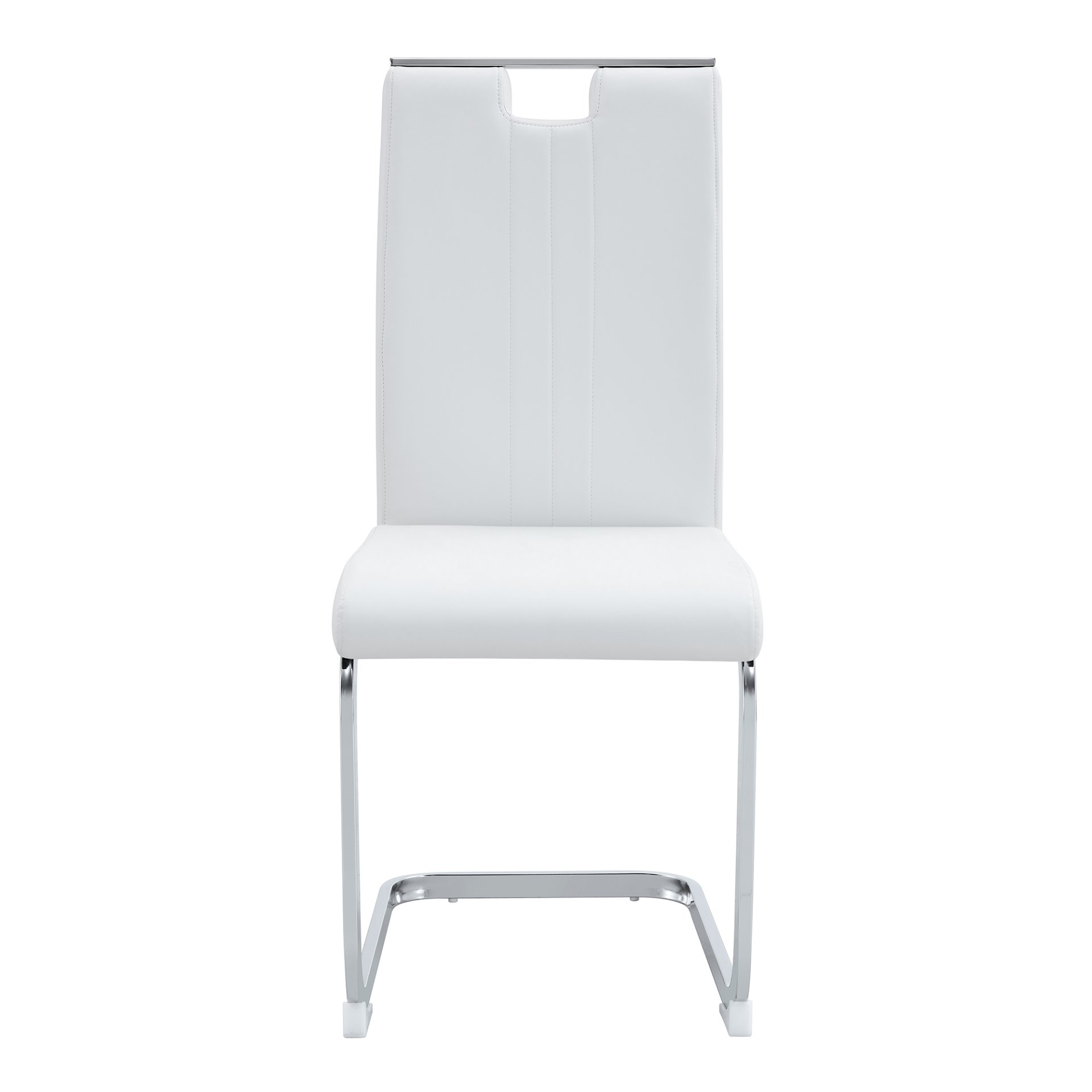 (Set of 4) Material Bow Shaped Chairs Adding Fashion To Minimalist And Contemporary Home Styles - White - Image 18