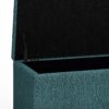 Cosmopolitan - Storage Ottoman - Teal - Image 4