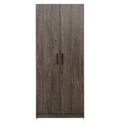 Mia Farmhouse Shoe Cabinet With 6 Shelves - Gray