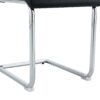 Modern (Set of 6) Dining Chair Set With High Back Material And Sturdy Legs - Black - Image 4
