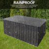 Metal Storage Box Store Large Out Door Use - Black - Image 3