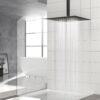 Elegant 16" Square Rainfall Shower Head, Wall / Ceiling Mounted, Oil Rubbed Bronze, Stainless Steel - Oil-Rubbed Bronze - Image 2