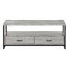 TV Stand, Console, Media Entertainment Center, Storage Drawers, Living Room, Bedroom, Contemporary, Modern - Gray - Image 2