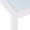 Contemporary Cape Coral Side Table With Tempered Glass Top - White - Image 11