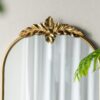 Arched Wall Mirror With Metal Frame, Wall Mirror For Living Room Bedroom Hallway - Gold - Image 10
