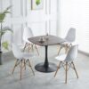Special Dining Table, Kitchen Table - Black / Walnut - Image 3