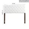 Queen Charming Casual Bed For Any Bedroom - White - Image 5