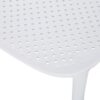 Outdoor Stacking Dining Side Chair (Set of 2) - White - Image 11