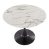Pebble - Modern Table - Black / White - Image 2