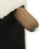 Elegant Ottoman Upholstered Footrest With Durable Polyester Blend And Solid Frame - White - Image 10