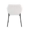 Daniella - Contemporary Dining Chair (Set of 2) - Black / White - Image 5