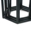 Modern Industrial End Table (Set of 3) - Black / Natural - Image 11