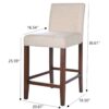 Dorian - Counter Chair (Set of 2) - Beige - Image 7