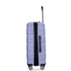 Luggage Set Of 5 Pieces, Expandable Hard Pc Luggage Set With Tsa Lock For Rotating Wheels, Lightweight Rolling Luggage - Light Purple - Image 13