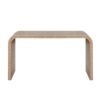 Console Table With Wood Beads Curved Waterfall Style Table - Antique Natural / Natural / Rustic / Natural / White - Image 6