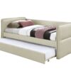 Daybed With A Trundle - Tan - Image 7