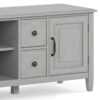Connaught - Wide TV Stand - Fog Gray - Image 8
