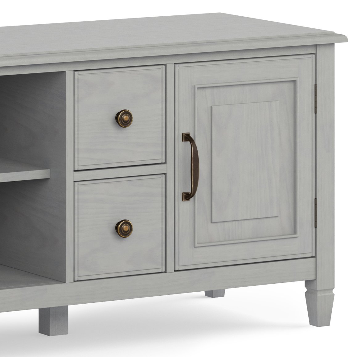 Connaught - Wide TV Stand - Fog Gray - Image 8