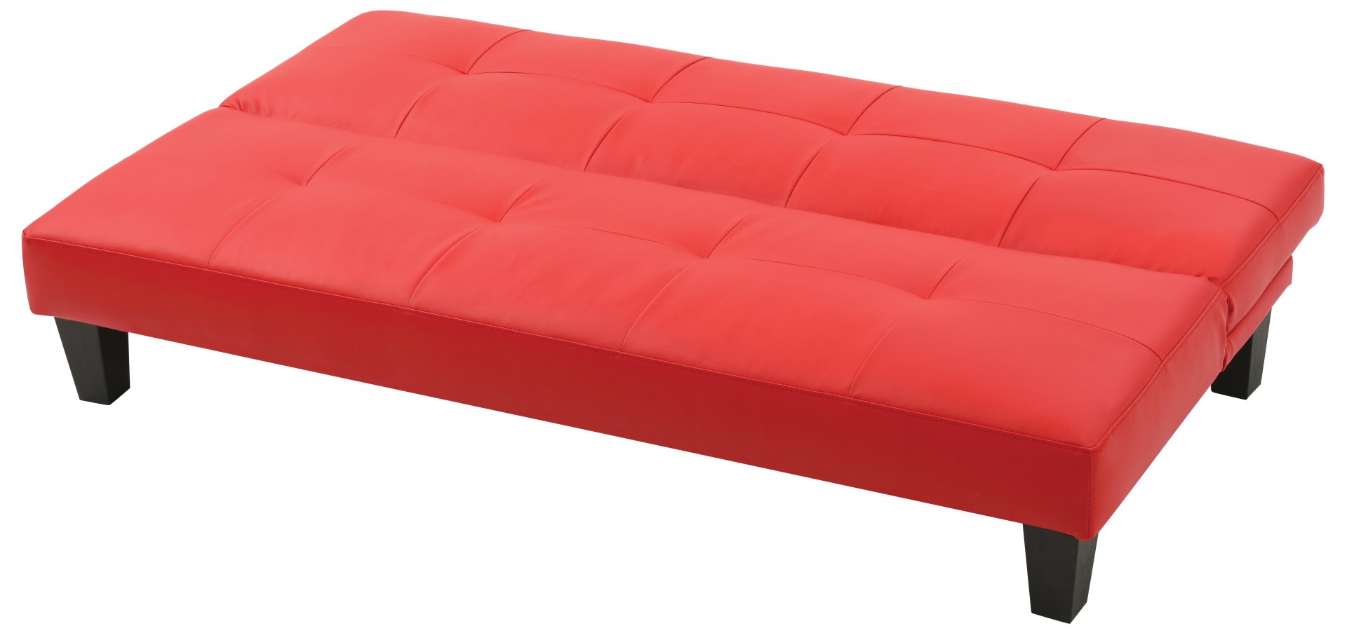 Versatile Contemporary Sofa Bed - Red - Image 5