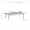 Palmetto - Outdoor Coffee Table - Light Teak - Image 11