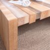 Modern Rustic Coffee Table, Rectangular Center Table For Living Room - Multi / Multicolor - Image 7