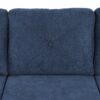 Horatio - Chenille 3 Seater Sofa - Navy - Image 7