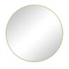 Wall Circular Mirror Metal Framed Mirror Round Vanity Mirror Dressing Mirror, For Bathroom, Living Room, Bedroom Wall Decor - Gold - Image 2