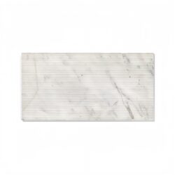 Snow Mountain Ol Textured Marble Tiles For Wall Decoration - White / Natural