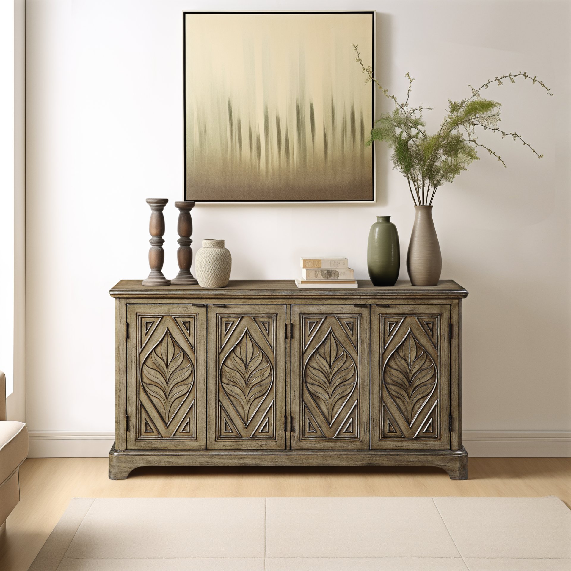 Orana - Console Cabinet - Oak - Image 5