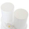 Cloud - Coffee Table (Set of 3), Irregular Shape Coffee Table With 2 Drawers, 2 Small Stools For Living Room - White - Image 17