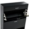 Shoe Cabinet, Shoe Storage Shelves - Gray - Image 6