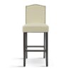 Barstools (Set of 2), Counter Height Upholstered Bar Stools For Kitchen Island - Beige - Image 5