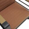 Giovanna Club Chair Outdoor Seating Fabric Metal - Orange - Image 7