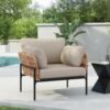 Lounge Chair With Cushions For Natural And Modern Spaces - Beige / Natural - Image 4
