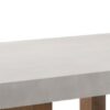 Keven - Faux Concrete Top Rectangular Coffee Table - Walnut - Image 5