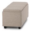 Avalon - Storage Ottoman - Natural - Image 3