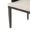 Hillhurst - Stylish Outdoor Chair Set With Cushions Rattan And Metal - Brown - Image 11