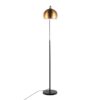 March - Contemporary Floor Lamp - Black / Antique Brass - Image 4